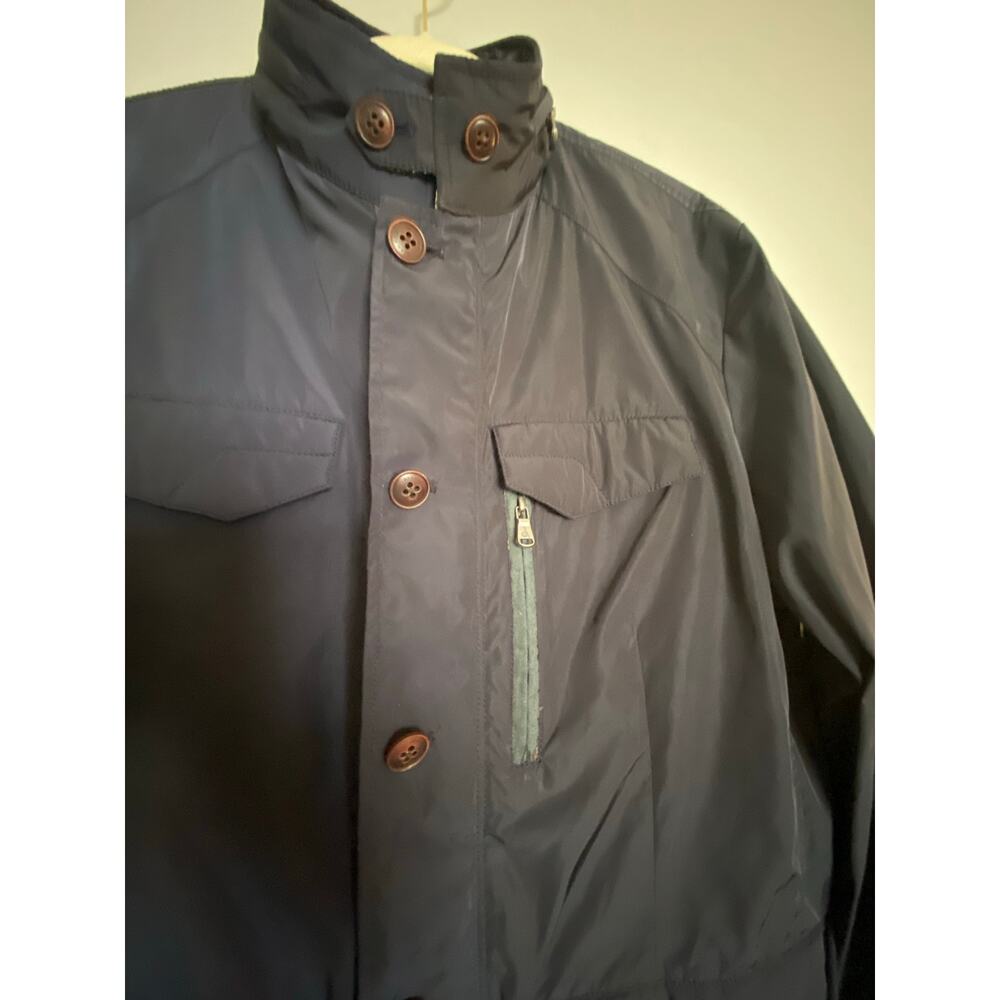 Bean Pole Heritage Korean Brand Utility Field Jacket Sz 105 Large Navy Excellent - Picture 6 of 16